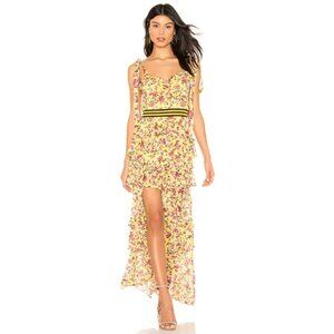 chinese dress ladies For Love and Lemons Rosalyn Maxi dress – TENN main image 1